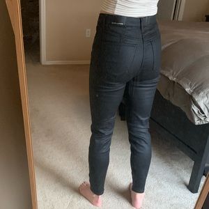 Kendal & Kylie Kontour high rise black pants sz 7/28